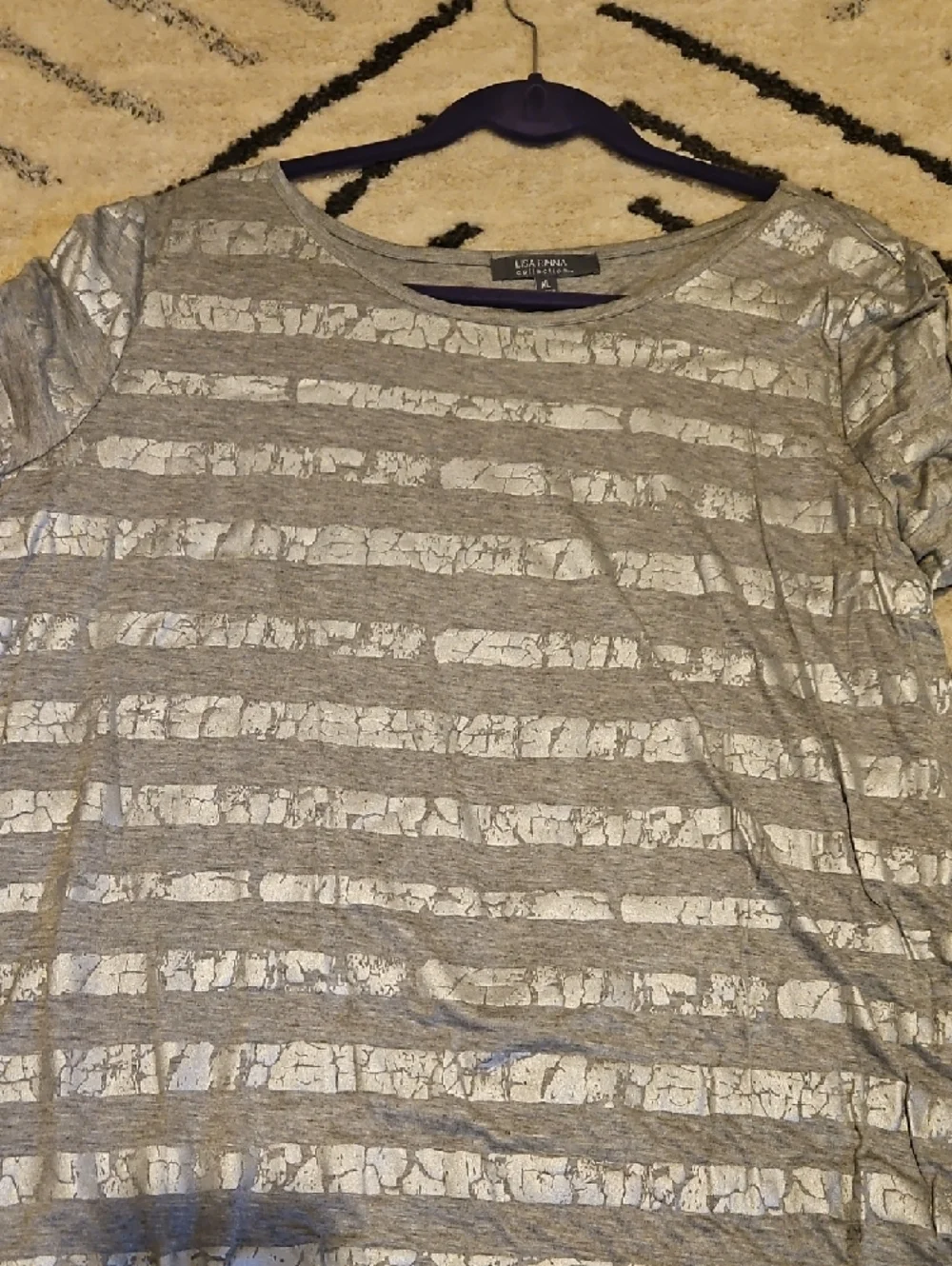 Lisa Rinna Collection Charcoal Ribbed Two-Piece Set - Picture 4 of 6